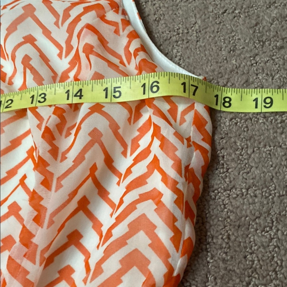 Vibrant Chevron Patterned Small Sleeveless Maxi D… - image 8